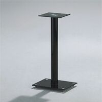 SPEAKER STANDS PAIR - GLASS PLATTER 