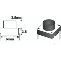 Daichi TACT SWITCH 3.5mm  spare part