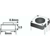 Daichi TACT SWITCH 0.8mm  spare part
