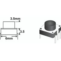 Daichi TACT SWITCH 3.5mm  spare part