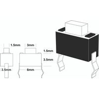 Daichi TACT SWITCH 1.5mm  spare part