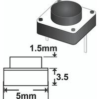 Daichi TACT SWITCH 1.5mm MID-PINS  spare part