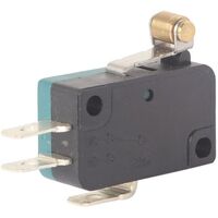 ROLLER-LEVER SWITCH 4.8mm ROLLER 14mm 
