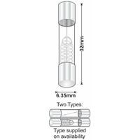 TDL Slow Blow Fuse | Rating: 1.5 A | Dimensions: 3AG 6.35mm x 32mm