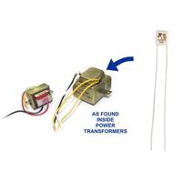 2 A Non-Resettable Transformer Thermal Cut-Off | Trigger: 102 C | Dimensions: 6.5mm x 2.5mm x 9.5mm