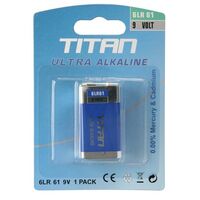 Alkaline Battery - Titan | Power: 330mAh | 9V | For Electronics | For Hobby