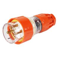 250V 32A 3 ROUND PIN INDUSTRIAL PLUGS - IP66 