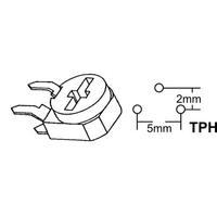 Trimming Potentiometer | Value: 20k Ohm | Size: 5mm x 2mm | For Hobby | For PCB | For TV