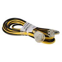 EXTENSION LEAD YELLOW/BLACK 10A 