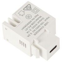 USB-C WALL PLATE INSERT 5V 2.1A CHARGER 