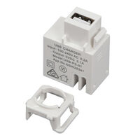USB WALL PLATE INSERT 5V 2.1A CHARGER 