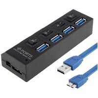 4 PORT USB 3.0 SWITCH HUB 