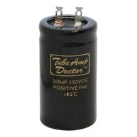 RADIAL ELECTROLYTIC GOLD CAPS - TAD Capacitor | Value: 220 µF | Size: 60mm x 35mmø | 350V | For Hobby | For PCB | For TV