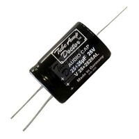 AXIAL ELECTROLYTIC Audio CAPS - TAD Capacitor | Value: 25 + 25 µF | Size: 38mm x 25mmø | 25V | For Hobby | For PCB | For TV