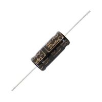 AXIAL Bipolar ELECTROLYTIC GOLD CAPS - TAD Capacitor | Value: 25 µF | Size: 19mm x 10mmø | 25V | For Hobby | For PCB | For TV