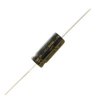 AXIAL ELECTROLYTIC GOLD CAPS - TAD Capacitor | Value: 50 µF | Size: 20mm x 8mmø | 100V | For Hobby | For PCB | For TV