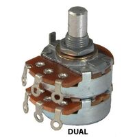 0.5W Linear Potentiometer - Alpha | Value: 250k Ohm | For Hobby | For PCB | For TV