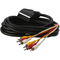 SCART BREAK-OUT COMPOSITE RCA & STEREO I/O 