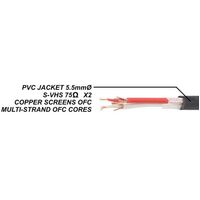 75Ω VIDEO DUAL AGGREGATE CABLE 5.5mm 