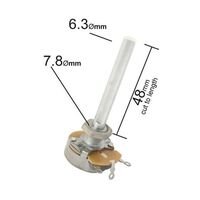 Universal 3W Wire Wound Linear Potentiometer | Value: 100 Ohm | 500V DC | For Hobby | For PCB | For TV  spare part