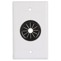 WALL PLATE WITH SNAP BUSHING 