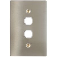 CLIPSAL® COMPATIBLE WALL PLATES METAL 