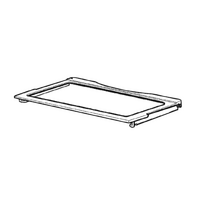 Genuine Shelf Panel Glass Deli Bin Assembly For Westinghouse Spare Part No: 1460447