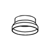 Westinghouse Genuine Flue Reducer Assembly 150 To 120mm For Westinghouse ERR927SA Spare Part No: 02893001 spare part