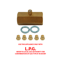 Chef Genuine Conversion Lp Kit For Chef 94300083964 Spare Part No: 0609100374 spare part