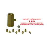 Chef Genuine Conversion Kit Lp Including Wok For Chef GEK1235WLP-R*32 Spare Part No: 0609100366 spare part